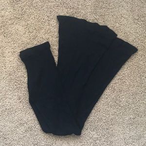 Urban Outfitters Stretch fit black flare pants